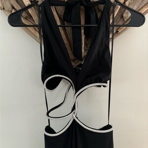 Small fashion nova black cut out dress